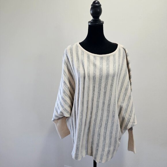 Kerisma sweater in size small with ribbed sleeves bat like wings - Picture 1 of 11